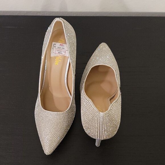 BRAND NEW CHASE +CHLOE LALA  HIGH HEEL RHINESTONE JEWEL PUMP R3 - Picture 5 of 13